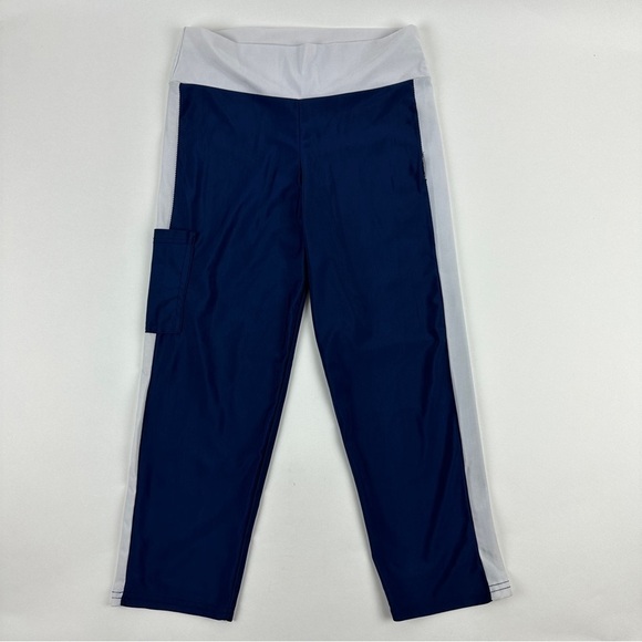 Leggings Womens Large/XL Blue Compression - Picture 1 of 9